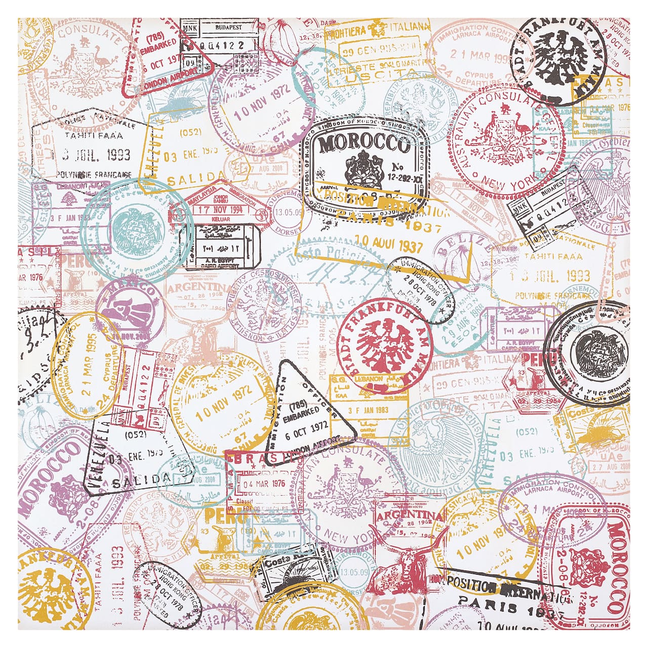Passport Cardstock Paper by Recollections&#x2122;, 12&#x22; x 12&#x22;
